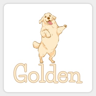 Golden Retriever Quote Sticker